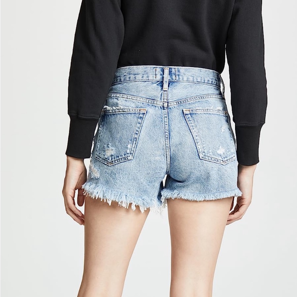 Agolde Parker Cutoff Shorts, 25 Swapmeet New - Picture 2 of 12